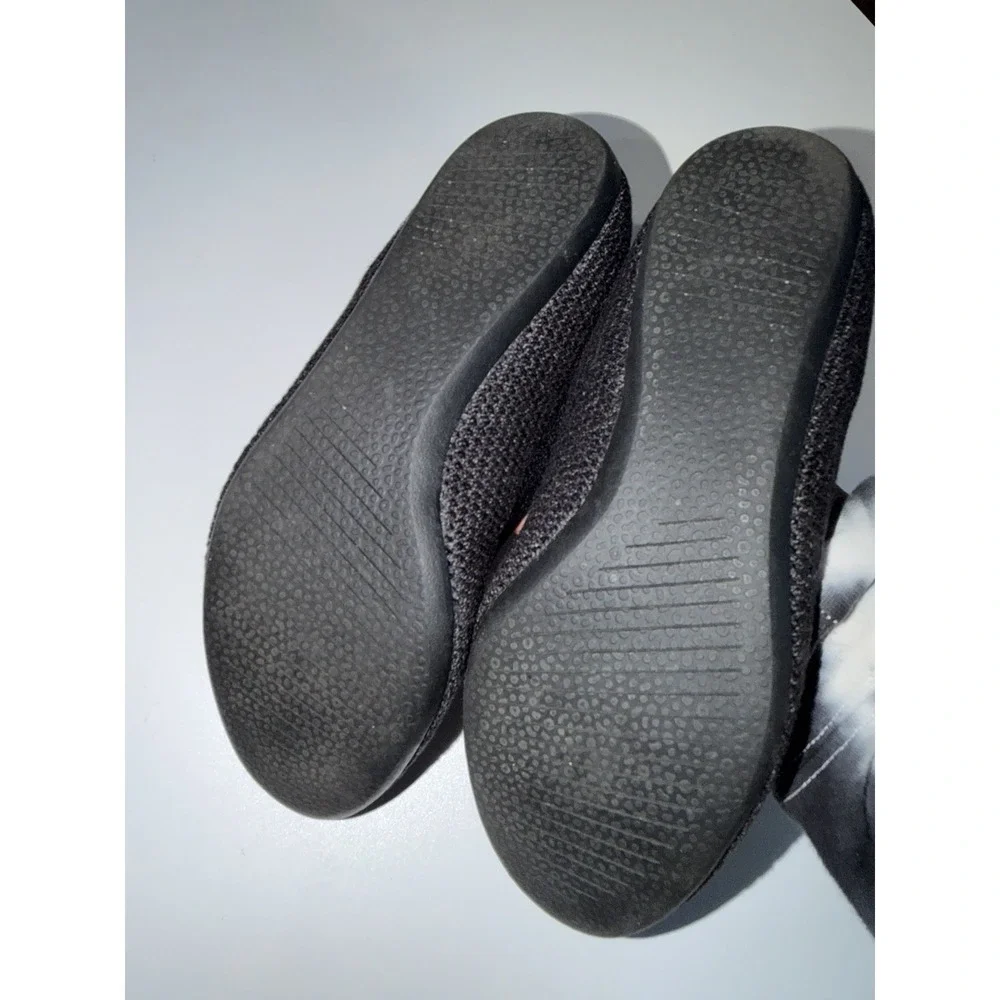 Allbirds Women's Dark Gray Knit Slip-On Ballet Flats Lyocell Upper US 8 K